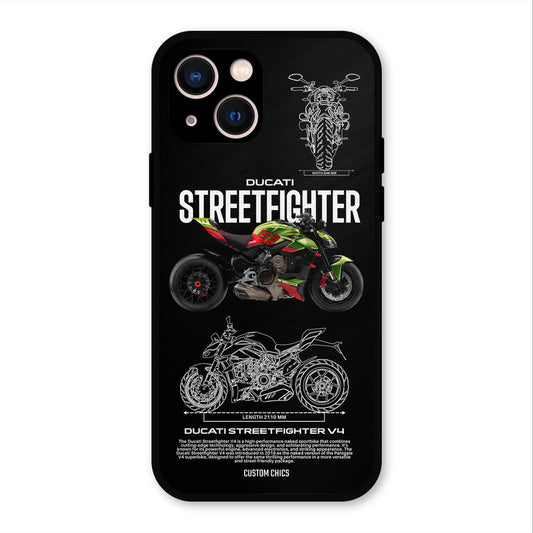 Streetfighter Bike iPhone 13 Mobile Back Cover - Car&Bike PrintShield Case
