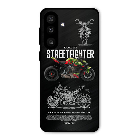 Streetfighter Bike Samsung Galaxy M56 Mobile Back Cover - Car&Bike PrintShield Case