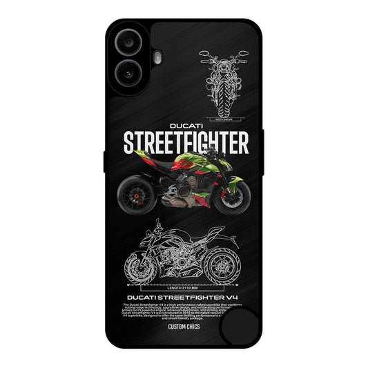 Streetfighter Bike Nothing CMF Phone 1 Mobile Back Cover - Car&Bike PrintShield Case