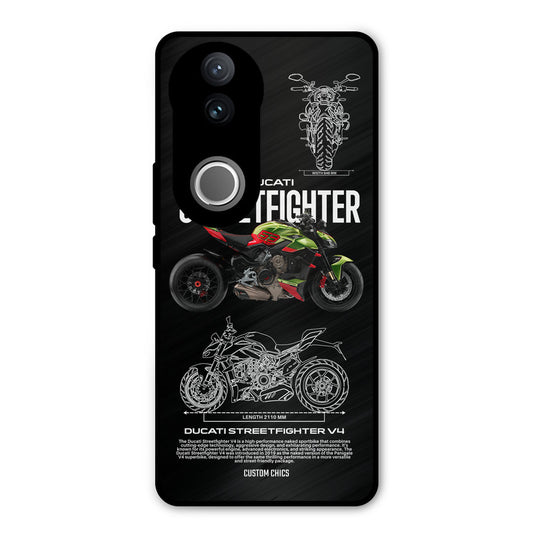 Streetfighter Bike Vivo V50 Mobile Back Cover - Car&Bike PrintShield Case