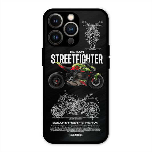 Streetfighter Bike iPhone 13 Pro Mobile Back Cover - Car&Bike PrintShield Case