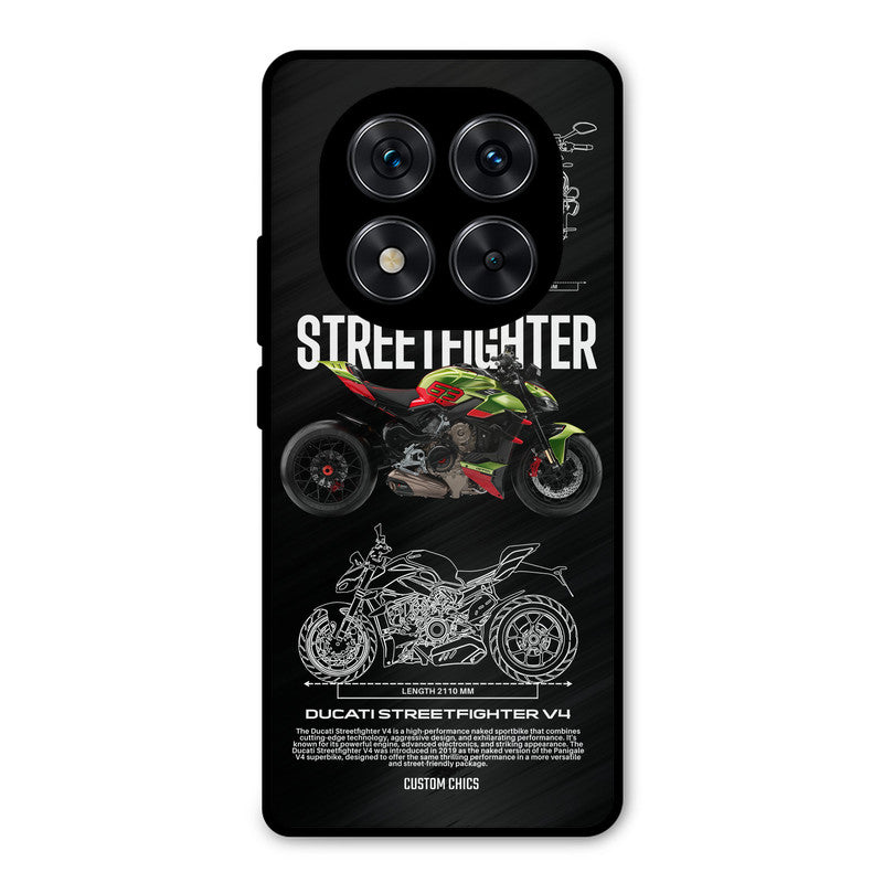 Streetfighter Bike Redmi Note 14 Pro Mobile Back Cover - Car&Bike PrintShield Case