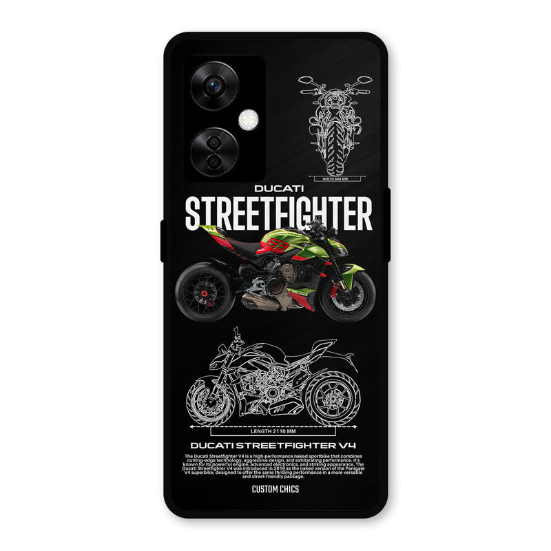 Streetfighter Bike OnePlus Nord CE 3 Lite Mobile Back Cover - Car&Bike PrintShield Case