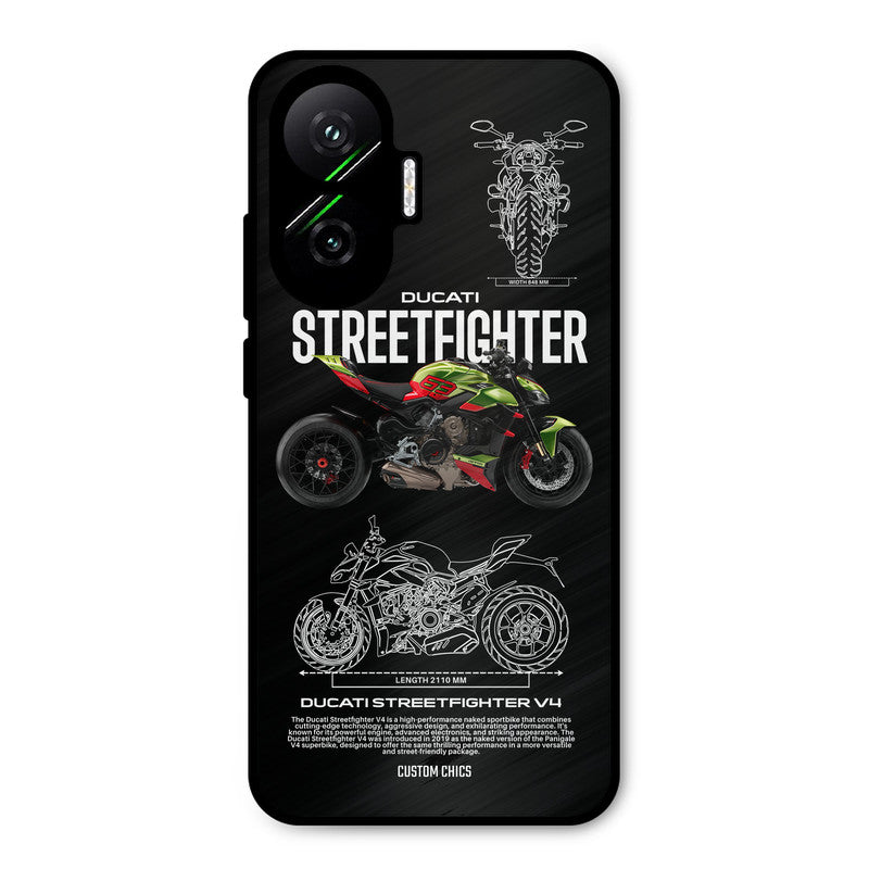 Streetfighter Bike Poco F7 5G Mobile Back Cover - Car&Bike PrintShield Case