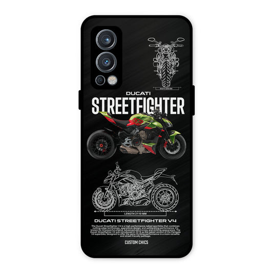 Streetfighter Bike OnePlus Nord 2 5G Mobile Back Cover - Car&Bike PrintShield Case