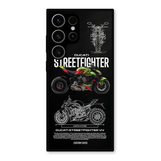 Streetfighter Bike Samsung Galaxy S23 Ultra Mobile Back Cover - Car&Bike PrintShield Case