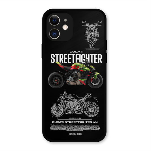 Streetfighter Bike iPhone 12 Mobile Back Cover - Car&Bike PrintShield Case