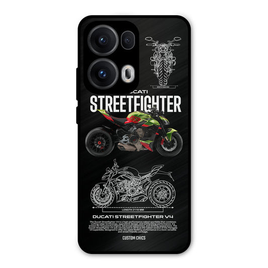 Streetfighter Bike Oppo Reno 13 Pro 5G Mobile Back Cover - Car&Bike PrintShield Case