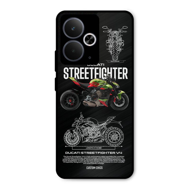 Streetfighter Bike Realme 14T Mobile Back Cover - Car&Bike PrintShield Case