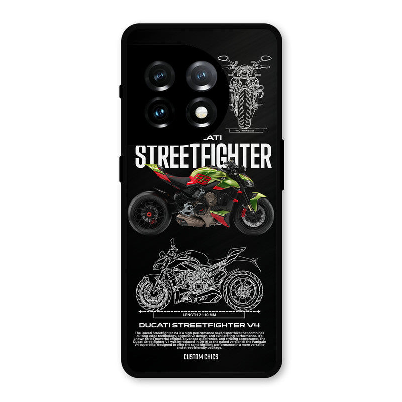 Streetfighter Bike OnePlus 11 Mobile Back Cover - Car&Bike PrintShield Case