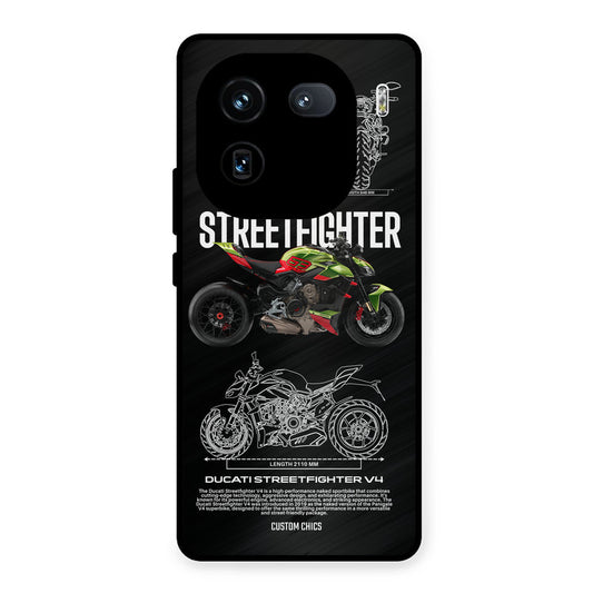 Streetfighter Bike iQOO 12 Mobile Back Cover - Car&Bike PrintShield Case