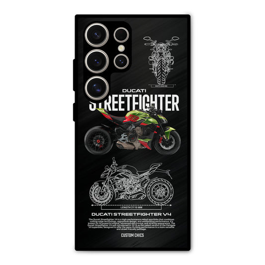 Streetfighter Bike Samsung Galaxy S24 Ultra Mobile Back Cover - Car&Bike PrintShield Case