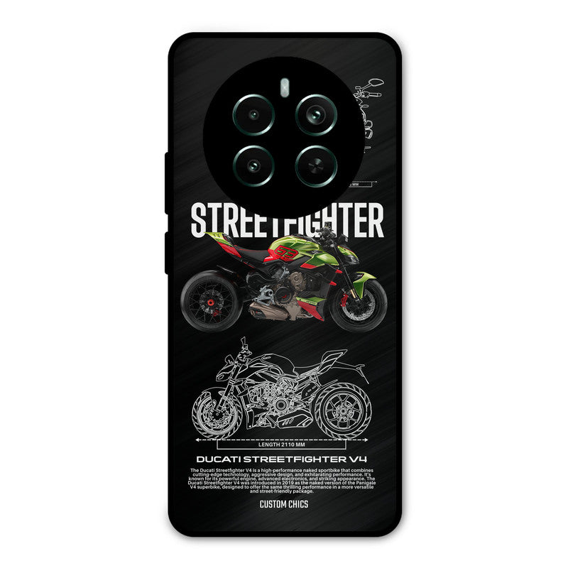 Streetfighter Bike Realme 12 Plus Mobile Back Cover - Car&Bike PrintShield Case
