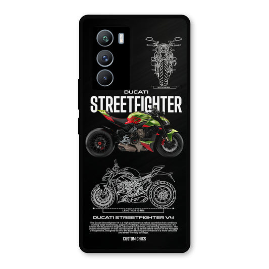 Streetfighter Bike iQOO 9SE Mobile Back Cover - Car&Bike PrintShield Case