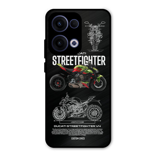 Streetfighter Bike Oppo Reno 13 5G Mobile Back Cover - Car&Bike PrintShield Case