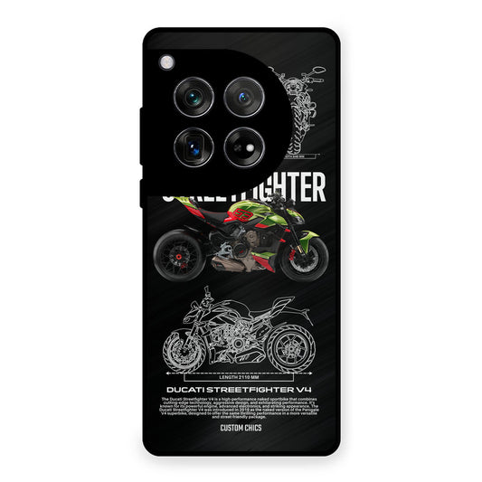 Streetfighter Bike OnePlus 12 Mobile Back Cover - Car&Bike PrintShield Case