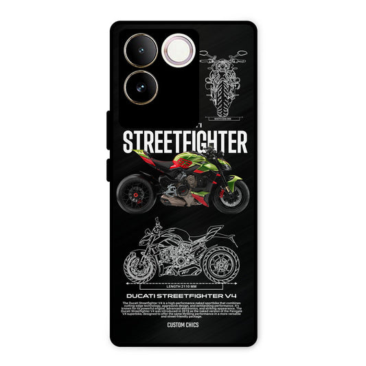Streetfighter Bike Vivo T2 Pro Mobile Back Cover - Car&Bike PrintShield Case