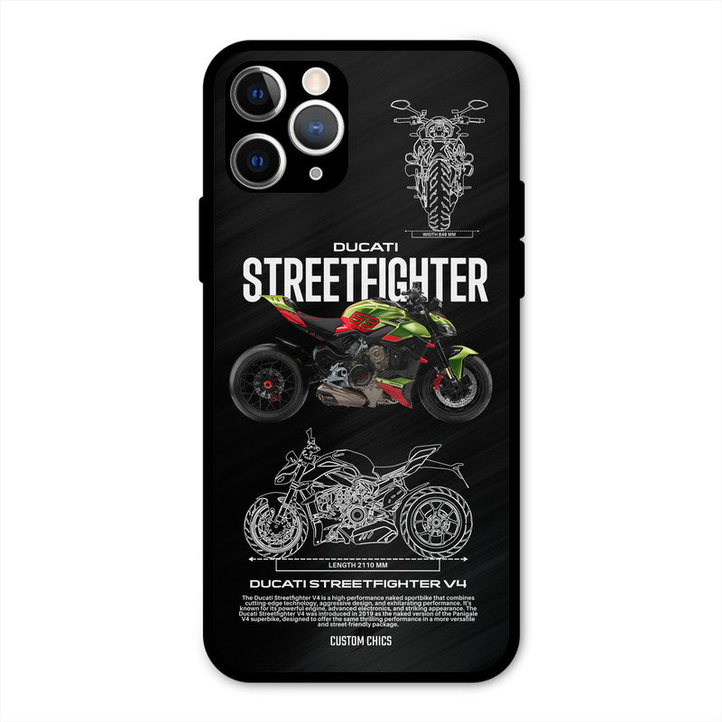 Streetfighter Bike iPhone 11 Pro Mobile Back Cover - Car&Bike PrintShield Case