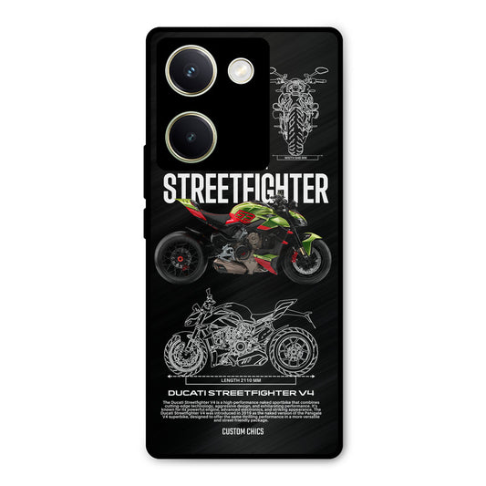 Streetfighter Bike Vivo Y200 Pro Mobile Back Cover - Car&Bike PrintShield Case