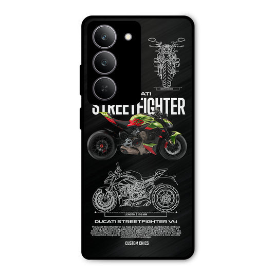 Streetfighter Bike Realme 14x Mobile Back Cover - Car&Bike PrintShield Case