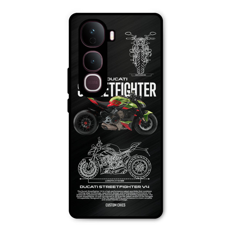 Streetfighter Bike Vivo Y400 Pro Mobile Back Cover - Car&Bike PrintShield Case