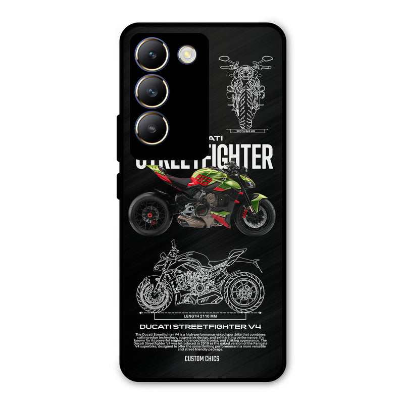 Streetfighter Bike Vivo Y200e Mobile Back Cover - Car&Bike PrintShield Case