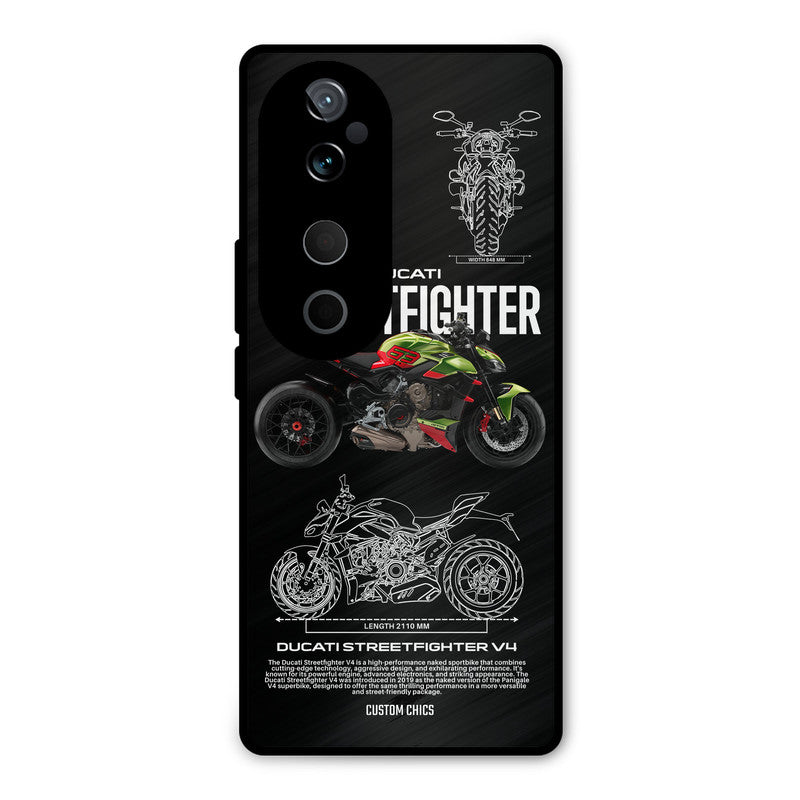 Streetfighter Bike Vivo V40 Pro Mobile Back Cover - Car&Bike PrintShield Case