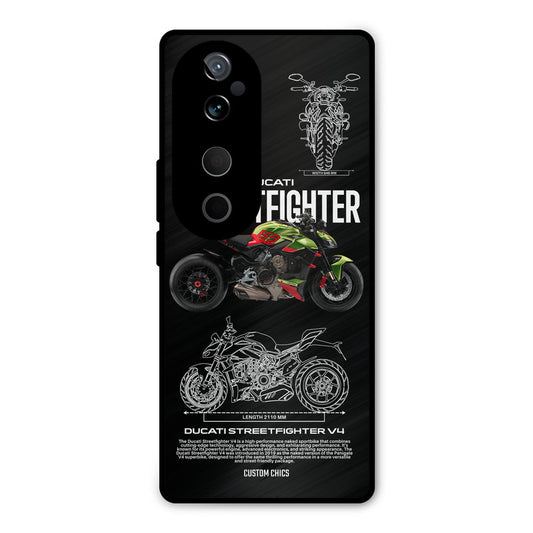 Streetfighter Bike Vivo V40 Pro Mobile Back Cover - Car&Bike PrintShield Case
