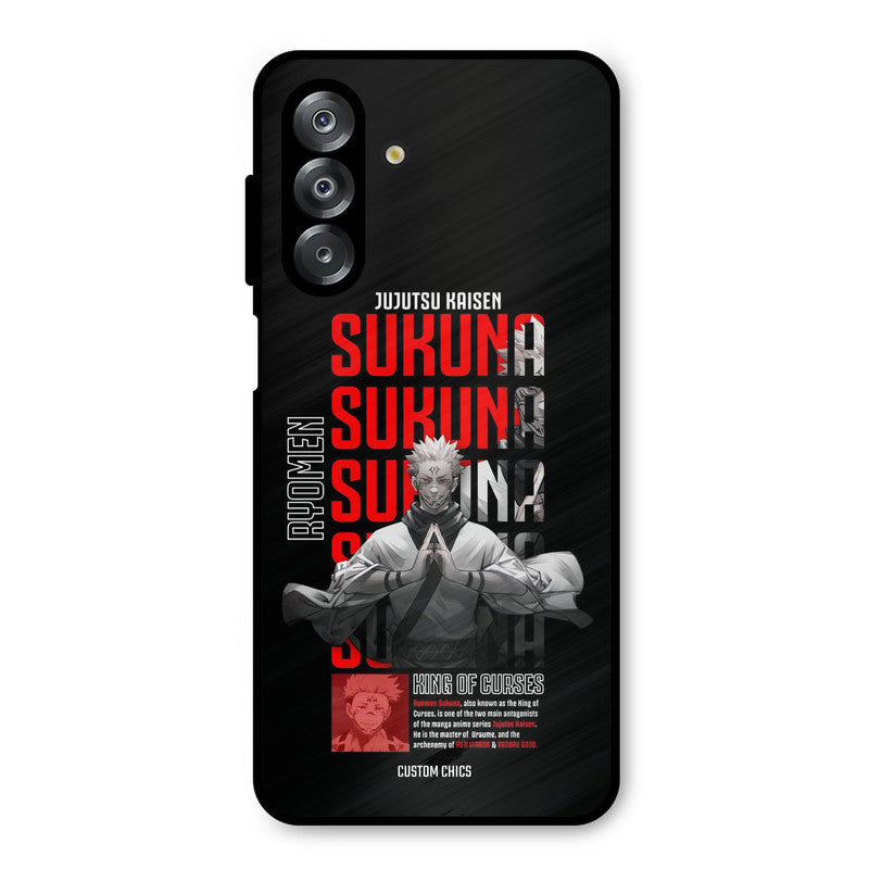 Sukuna Typo Samsung Galaxy A17 Mobile Back Cover - Anime PrintShield Case