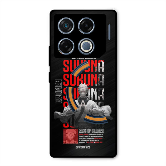 Sukuna Typo Infinix GT 20 Pro Mobile Back Cover - Anime PrintShield Case