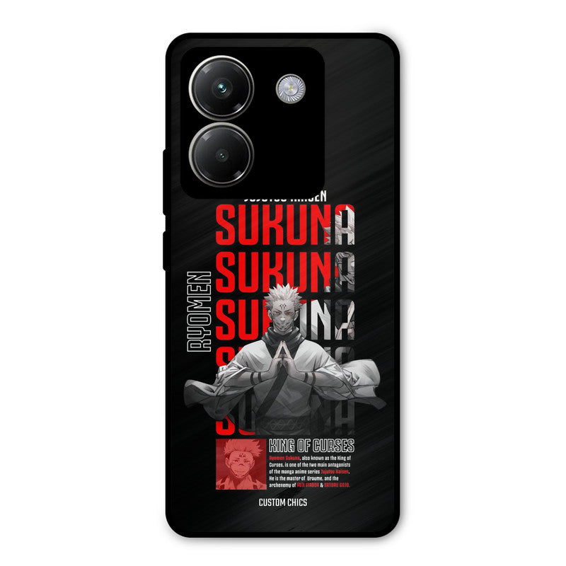 Sukuna Typo Poco M7 Pro Mobile Back Cover - Anime PrintShield Case