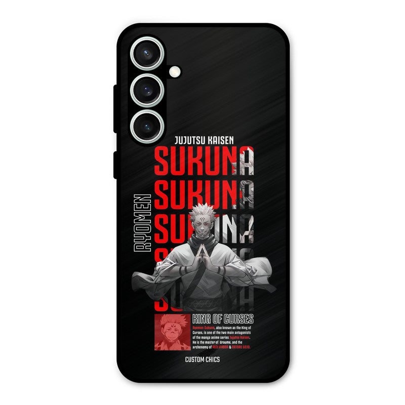 Sukuna Typo Samsung Galaxy S23 FE Mobile Back Cover - Anime PrintShield Case