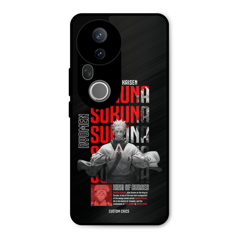 Sukuna Typo Vivo T4 Ultra Mobile Back Cover - Anime PrintShield Case