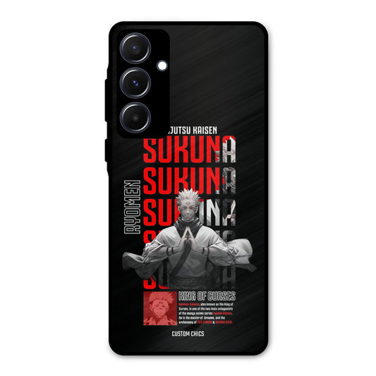Sukuna Typo Samsung Galaxy A55 5G Mobile Back Cover - Anime PrintShield Case