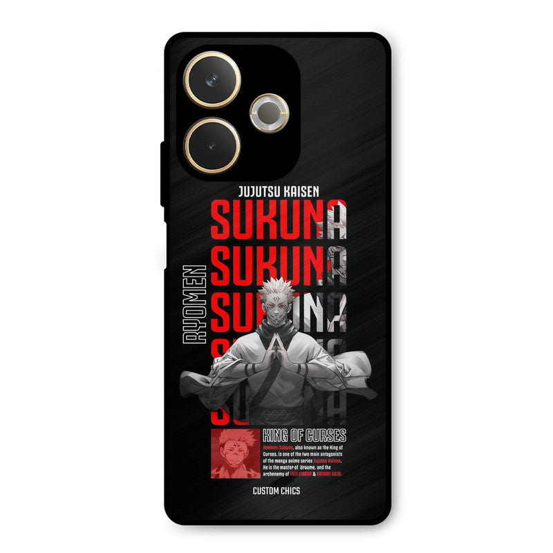 Sukuna Typo Oppo A5 Pro Mobile Back Cover - Anime PrintShield Case