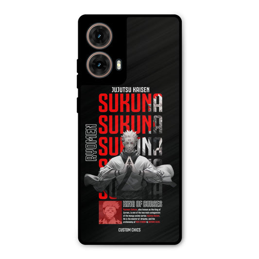 Sukuna Typo Moto G85 Mobile Back Cover - Anime PrintShield Case