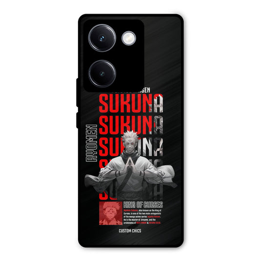 Sukuna Typo Vivo Y300 Plus Mobile Back Cover - Anime PrintShield Case