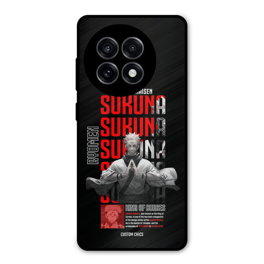 Sukuna Typo OnePlus 13R Mobile Back Cover - Anime PrintShield Case