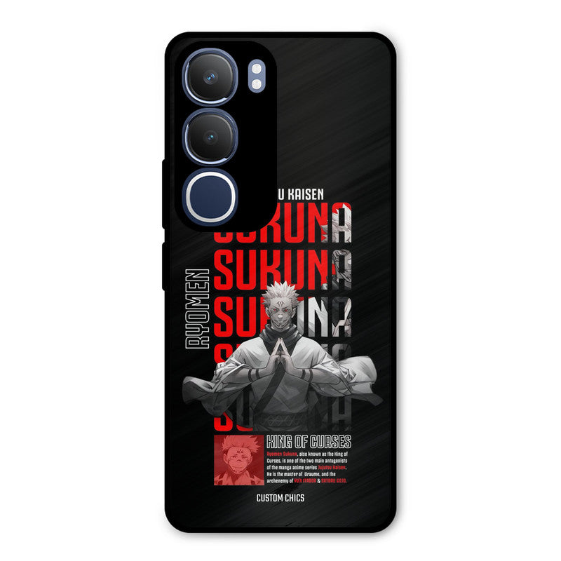 Sukuna Typo Vivo Y29 Mobile Back Cover - Anime PrintShield Case