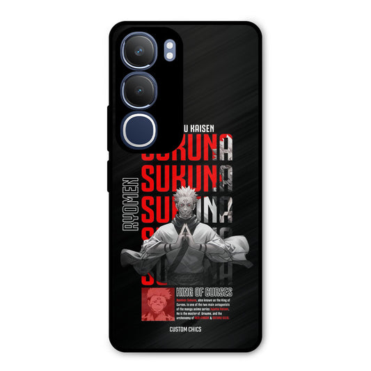 Sukuna Typo Vivo Y29 Mobile Back Cover - Anime PrintShield Case