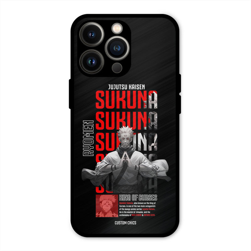 Sukuna Typo iPhone 13 Pro Max Mobile Back Cover - Anime PrintShield Case