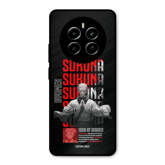 Sukuna Typo Realme P1 5G Mobile Back Cover - Anime PrintShield Case