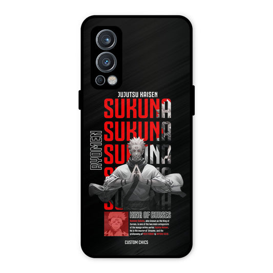 Sukuna Typo OnePlus Nord 2 5G Mobile Back Cover - Anime PrintShield Case