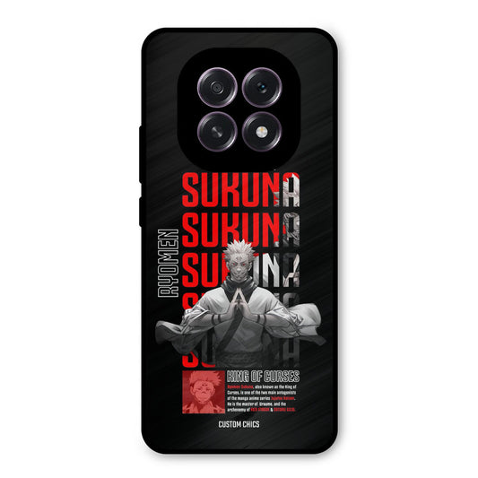 Sukuna Typo Oppo F29 Mobile Back Cover - Anime PrintShield Case