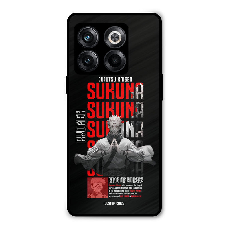 Sukuna Typo Oneplus 10T Mobile Back Cover - Anime PrintShield Case