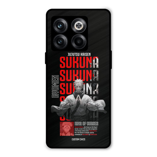 Sukuna Typo Oneplus 10T Mobile Back Cover - Anime PrintShield Case