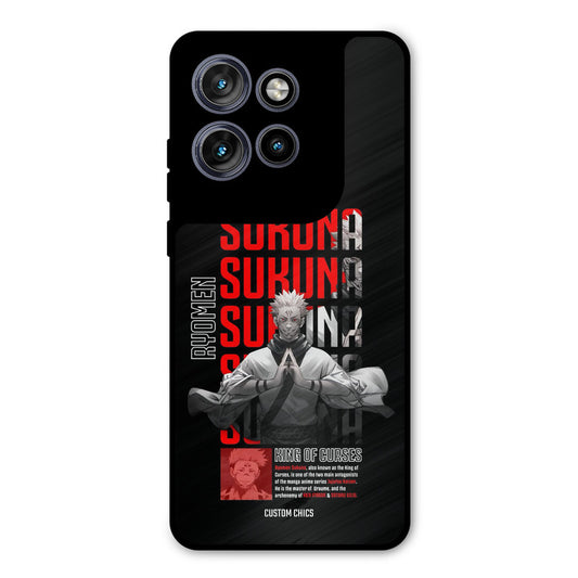Sukuna Typo Motorola Edge 50 Neo Mobile Back Cover - Anime PrintShield Case