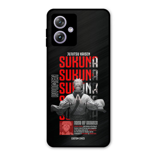 Sukuna Typo Moto G54 Mobile Back Cover - Anime PrintShield Case