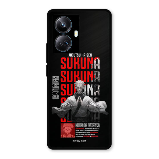 Sukuna Typo Realme 10 Pro Plus Mobile Back Cover - Anime PrintShield Case