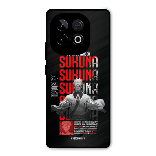 Sukuna Typo iQOO Neo 10 Mobile Back Cover - Anime PrintShield Case
